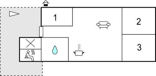 Nice Home In S�rna With Sauna, Wifi And 3 Bedrooms #099