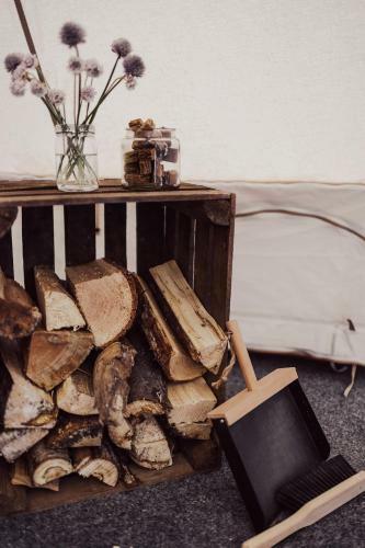 Lyxig Glamping I Naturreservat Ink. Frukost