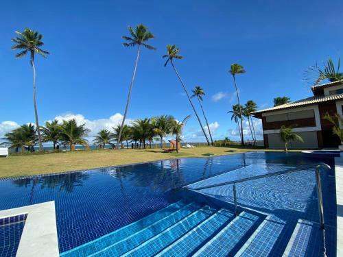 Apartamento Village Com Piscina, P� Na Areia, 2 Su�tes