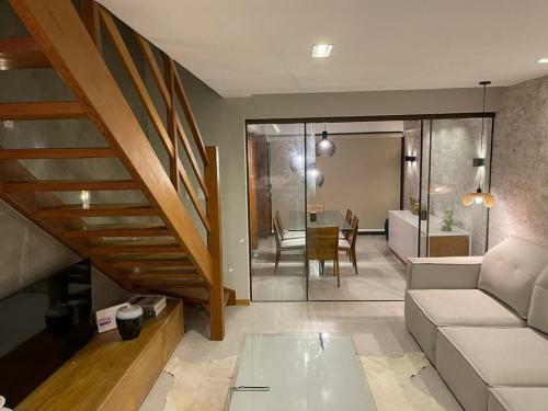 Apartamento Village Com Piscina, P� Na Areia, 2 Su�tes