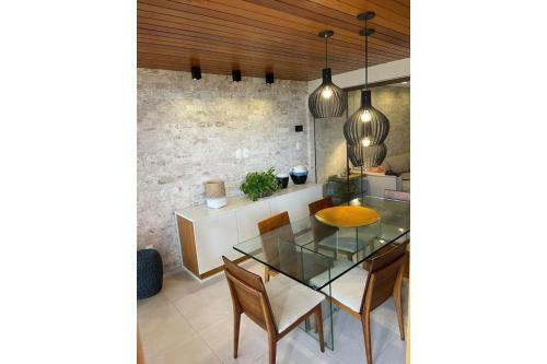 Apartamento Village Com Piscina, P� Na Areia, 2 Su�tes
