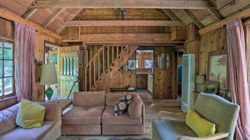 Rustic, Forested Cabin With Wraparound Deck!