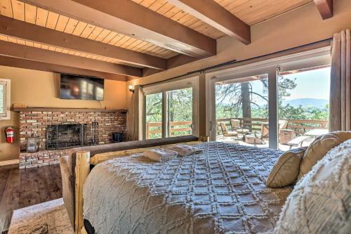 Scenic Escape Fire Pit, Lake Arrowhead Views