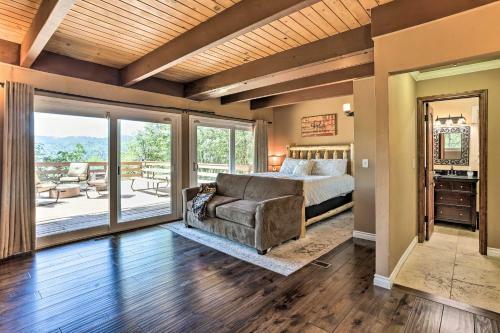 Scenic Escape Fire Pit, Lake Arrowhead Views