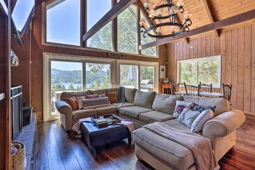 Scenic Escape Fire Pit, Lake Arrowhead Views