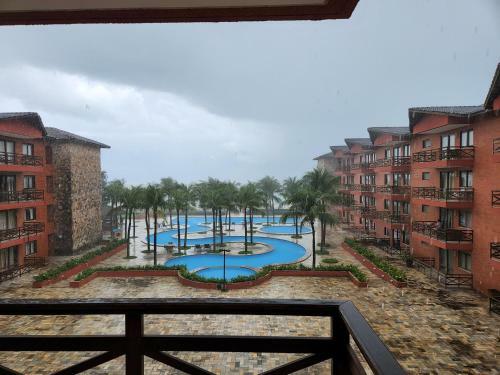 Apartamento Flat De 2 Quartos Com Linda Vista-mar P�-na-areia!