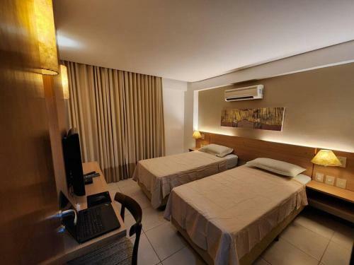 Apartamento Flat De 2 Quartos Com Linda Vista-mar P�-na-areia!