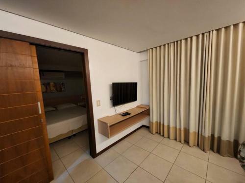 Apartamento Flat De 2 Quartos Com Linda Vista-mar P�-na-areia!