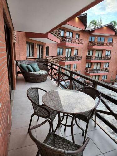 Apartamento Flat De 2 Quartos Com Linda Vista-mar P�-na-areia!