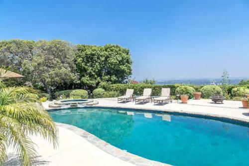 Villa Luxurious Los Angeles Home-panoramic View-pool-spa