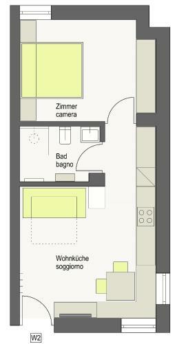 Apartamento Waalhof Ferienwohnung Golden