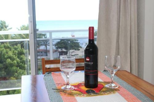 Apartamento Flat Com Varanda E Vista Mar