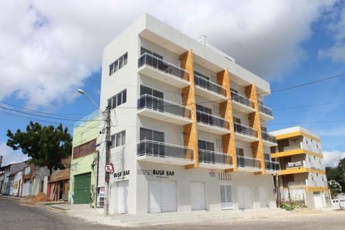 Apartamento Flat Com Varanda E Vista Mar