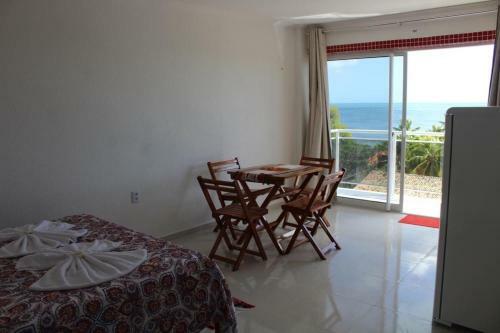 Apartamento Flat Com Varanda E Vista Mar