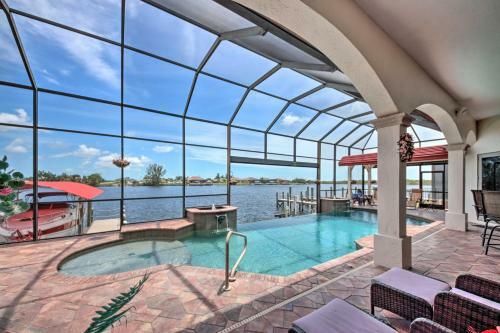 Luxe Waterfront Escape With Dock, Infinity Pool