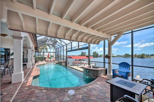 Luxe Waterfront Escape With Dock, Infinity Pool