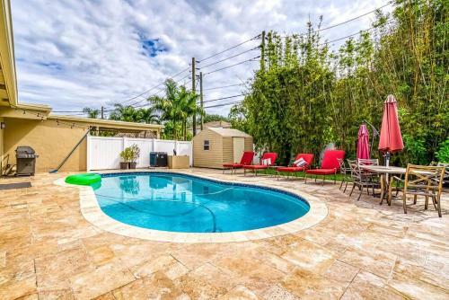 Hollywood Villa Close To The Beach W/heated Pool