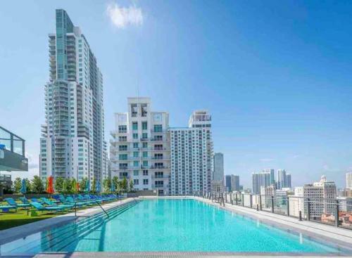 Apartamento Luxurious Studio In Downtown Miami Bayside View 15