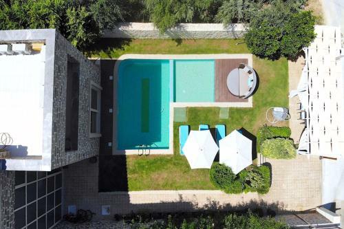 Blue Stone Pool Villa Crete Sea View