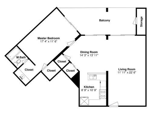 Apartamento Regency Towers #506 East