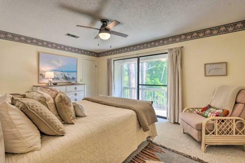 Townhome With Lush Forest View, Steps To Beach!