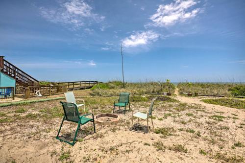 Surfside Oceanfront Cottage With Beach Access!