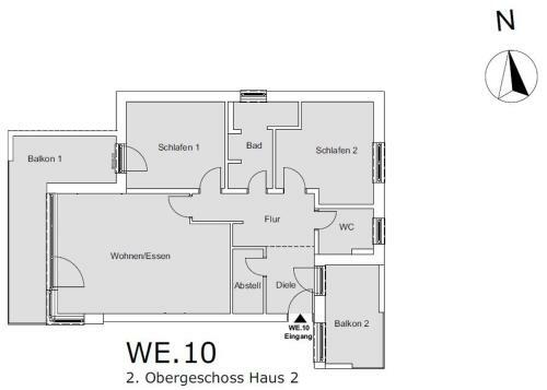 Apartamento Die Haffh�user Ferienwohnung X