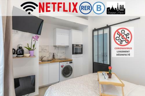 Apartamento Tulipe : Studio Proche Rer B Cachan