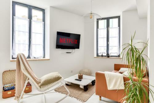 Apartamento L'or Blanc-clim-netflix-vue Cit� M�di�vale