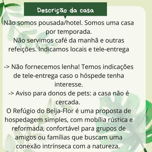 Ref�gio Beija-flor
