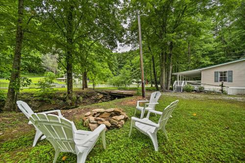 Tranquil Creekfront Bryson City Home With Grill