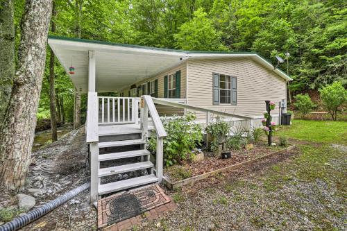 Tranquil Creekfront Bryson City Home With Grill