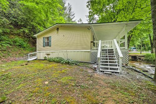 Tranquil Creekfront Bryson City Home With Grill