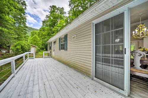 Tranquil Creekfront Bryson City Home With Grill