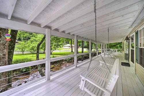 Tranquil Creekfront Bryson City Home With Grill