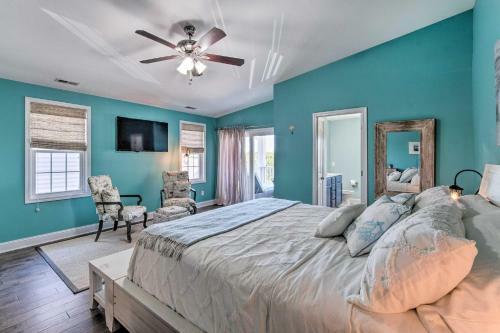 Convenient Kure Beach Townhome With Fire Pit!