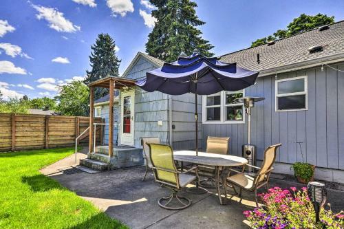 Charming Beaverton Home, Backyard With Fire Pit