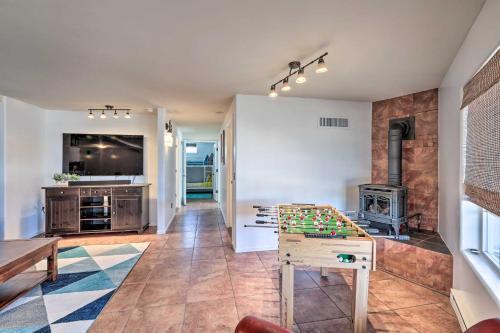 Modern Flagstaff Home Deck, Patio And Fire Pit