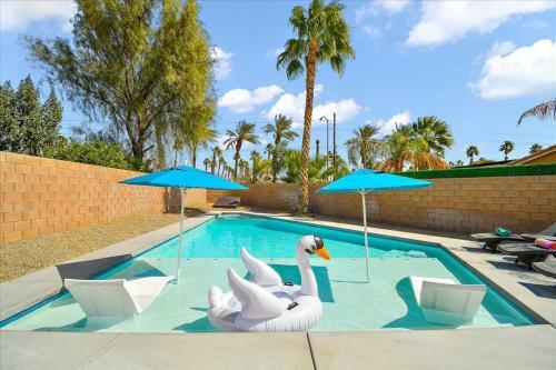 Large New Pool W Massive Tanning Shelf Staycations
