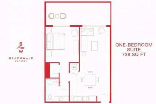 Chic 1br 1bth W Water Views Balcony Modern Kitchen Pool Gym