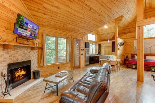 Villa Perfect Couples Cabin W 2 Person Spa Bath