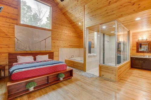Villa Perfect Couples Cabin W 2 Person Spa Bath