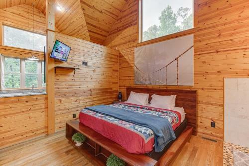 Villa Perfect Couples Cabin W 2 Person Spa Bath