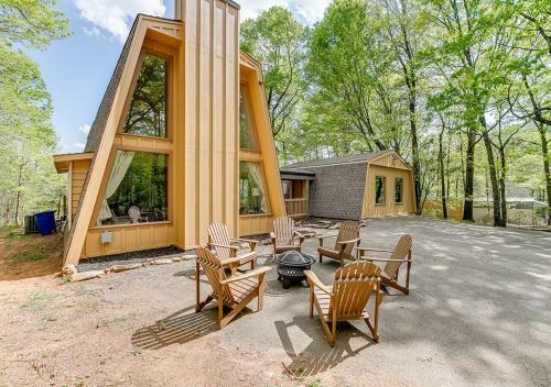 Villa Modern A-frame Cabin Near Helen,ga