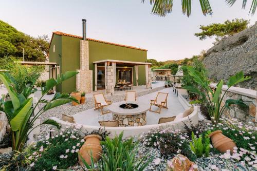 Villa Stavlos Luxury Stone House