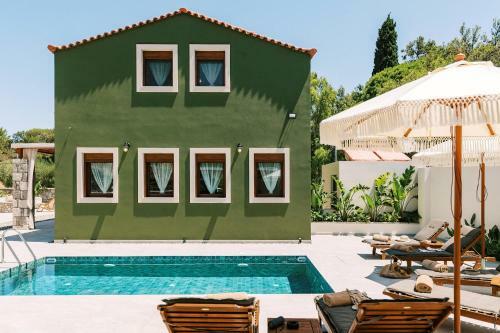 Villa Stavlos Luxury Stone House