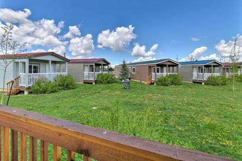 Inviting Cabin In Victor - Covered Deck Space