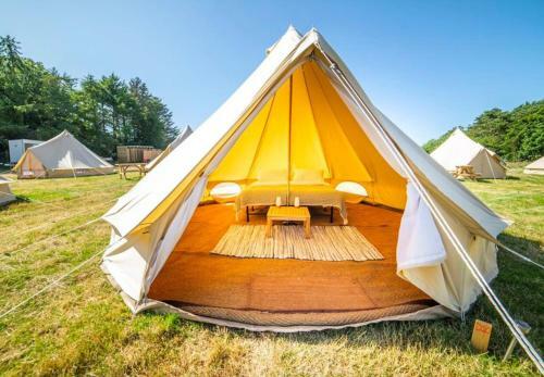 1 'adhara' Luxury Bell Tent Glamping Tent Anglesey