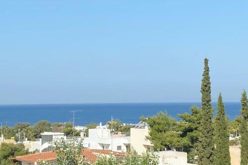 Panoramic Seaview Apartment In Saronida