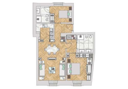 Two-room Apartments With A Chic View